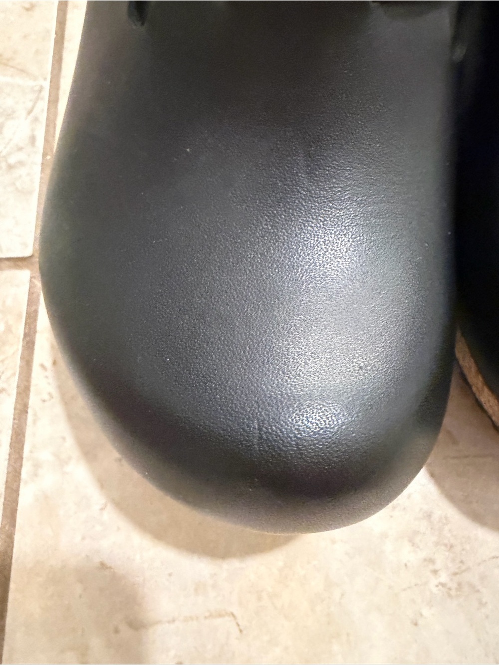 Papillio Birkenstock Buckley Big Buckle Black Leather Clogs EU 39 US 8 NWT - Picture 3 of 13